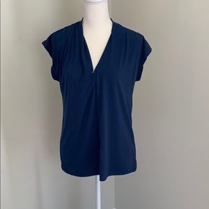 women’s blue blouse